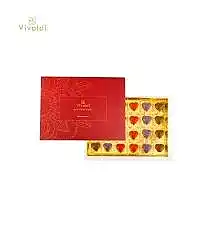 Mandala Serisi 24'lü Kalpli Çikolata Kutusu